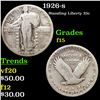 Image 1 : 1926-s Standing Liberty Quarter 25c Grades f+