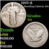 Image 1 : 1927-d Standing Liberty Quarter 25c Grades f+