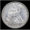 Image 2 : ***Auction Highlight*** 1845-p Seated Half Dollar 50c Graded Select Unc BY USCG (fc)