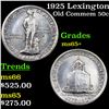 Image 1 : 1925 Lexington Old Commem Half Dollar 50c Grades GEM+ Unc