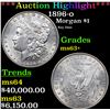 Image 1 : ***Auction Highlight*** 1896-o Morgan Dollar $1 Graded Select+ Unc BY USCG (fc)