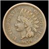 Image 2 : 1859 Indian Cent 1c Grades vf++