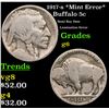 Image 1 : 1917-s Buffalo Nickel *Mint Error* 5c Grades g+