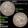 Image 1 : 1835 Capped Bust Half Dime 1/2 10c Grades f+