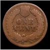 Image 3 : 1875 Indian Cent 1c Grades vg+