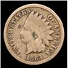 Image 2 : 1863 Indian Cent 1c Grades f details