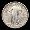 Image 2 : 1917-p Ty I Standing Liberty Quarter 25c Grades Select AU