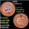 Image 1 : 1899 Indian Cent 1c Grades Choice+ Unc RB
