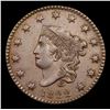 Image 2 : ***Auction Highlight*** 1822 Coronet Head Large Cent 1c Graded Choice Unc BN BY USCG (fc)