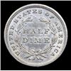 Image 3 : ***Auction Highlight*** 1840 No Drapery Seated Liberty Half Dime 1/2 10c Graded Select Unc BY USCG (