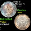 Image 1 : 1883-o Morgan Dollar $1 Grades Choice Unc