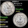Image 1 : 1880-o Morgan Dollar $1 Grades Select Unc