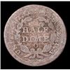 Image 3 : 1850-o Seated Liberty Half Dime 1/2 10c Grades g+