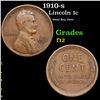 Image 1 : 1910-s Lincoln Cent 1c Grades f, fine