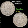 Image 1 : 1883 n/c Liberty Nickel 5c Grades xf