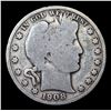 Image 2 : 1908-p Barber Half Dollars 50c Grades vg+
