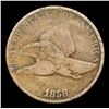 Image 2 : 1858 LL Flying Eagle Cent 1c Grades vf+