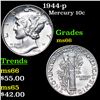 Image 1 : 1944-p Mercury Dime 10c Grades GEM+ Unc