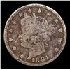 Image 2 : 1884 Liberty Nickel 5c Grades vg, very good