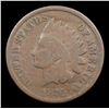 Image 2 : 1876 Indian Cent 1c Grades g+