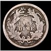 Image 3 : 1872-p Seated Liberty Half Dime 1/2 10c Grades vg details