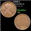 Image 1 : 1910-s Lincoln Cent 1c Grades f, fine
