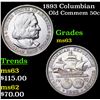 Image 1 : 1893 Columbian Old Commem Half Dollar 50c Grades Select Unc