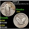 Image 1 : 1927-p Standing Liberty Quarter 25c Grades vf+