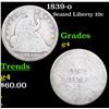 Image 1 : 1839-o Seated Liberty Dime 10c Grades g, good