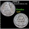 Image 1 : 1890-p Seated Liberty Dime 10c Grades vg+