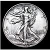 Image 2 : 1938-d Walking Liberty Half Dollar 50c Grades Select AU