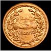 Image 3 : 1863 Cap / Peace Forever Civil War Copper Token Civil War Token F-26/418a 1c Grades GEM Unc RB