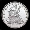 Image 2 : ***Auction Highlight*** 1853 arrow & rays Seated Half Dollar 50c Graded ms63 By SEGS (fc)