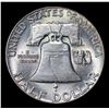 Image 3 : 1949-p Franklin Half Dollar 50c Grades Choice Unc FBL
