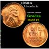 Image 1 : 1950-s Lincoln Cent 1c Grades GEM Unc RD