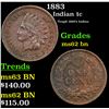 Image 1 : 1883 Indian Cent 1c Grades Select Unc BN