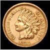 Image 2 : 1859 Indian Cent 1c Grades Select AU
