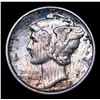 Image 2 : 1939-s Mercury Dime 10c Grades Choice Unc