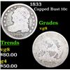 Image 1 : 1833 Capped Bust Dime 10c Grades vg, very good