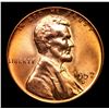Image 2 : 1957-d Lincoln Cent 1c Grades GEM+ Unc RD
