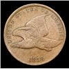 Image 2 : 1858 SL Flying Eagle Cent 1c Grades vg+