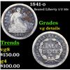 Image 1 : 1841-o Seated Liberty Half Dime 1/2 10c Grades vg details