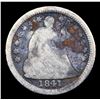 Image 2 : 1841-o Seated Liberty Half Dime 1/2 10c Grades vg details