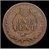 Image 3 : 1876 Indian Cent 1c Grades f+