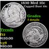 Image 1 : 1830 Med 10c Capped Bust Dime 10c Grades f details