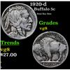 Image 1 : 1920-d Buffalo Nickel 5c Grades vg, very good