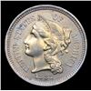 Image 2 : 1881 Three Cent Copper Nickel 3cn Grades Select+ Unc