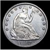 Image 2 : ***Auction Highlight*** 1867-p Seated Half Dollar 50c Graded Select+ Unc BY USCG (fc)