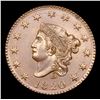 Image 2 : ***Auction Highlight*** 1820 Large Date N-13 Coronet Head Large Cent 1c Graded ms65 By SEGS (fc)