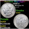Image 1 : ***Auction Highlight*** 1896-o Morgan Dollar $1 Graded Select Unc BY USCG (fc)